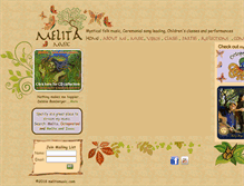 Tablet Screenshot of melitamusic.com